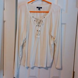 Womens Chaps LS Top